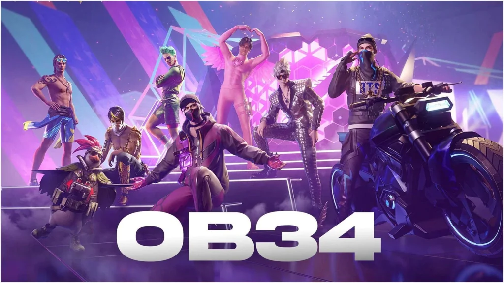 Free Fire OB34 update